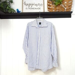 ❤️5/$25 IKE Behar Stripe Polo Button Down